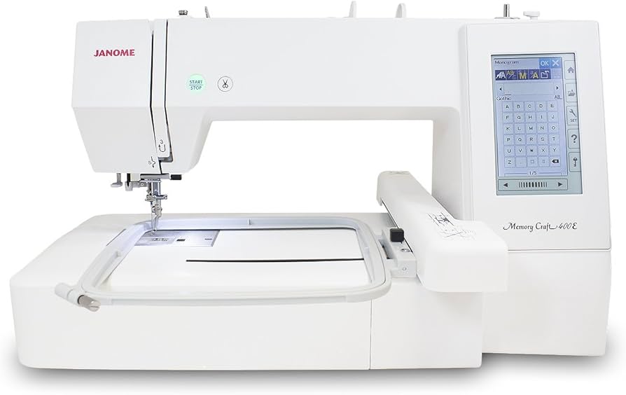 Janome MC400E Embroidery Machine - My Sewing Mall