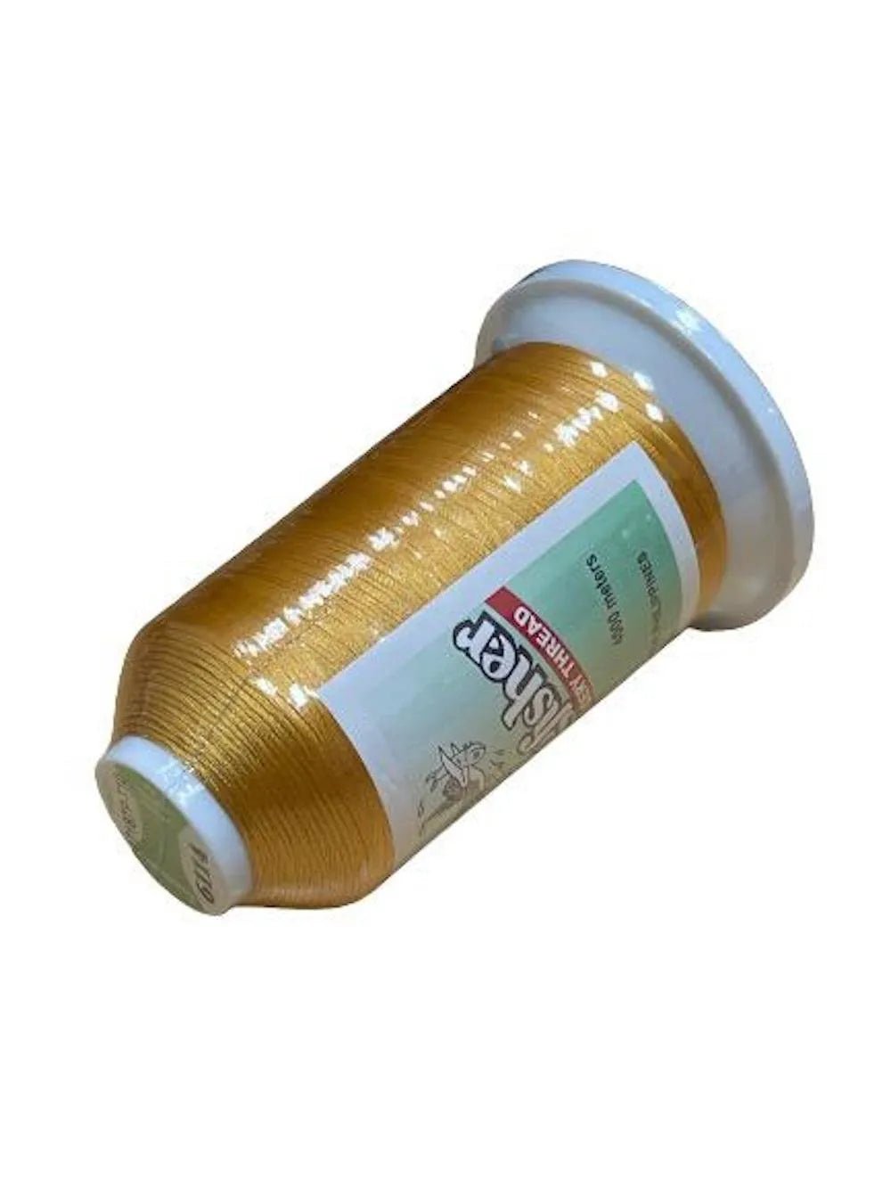 King Fisher Embroidery Thread 4000m 6114 Honey Gold - My Sewing Mall