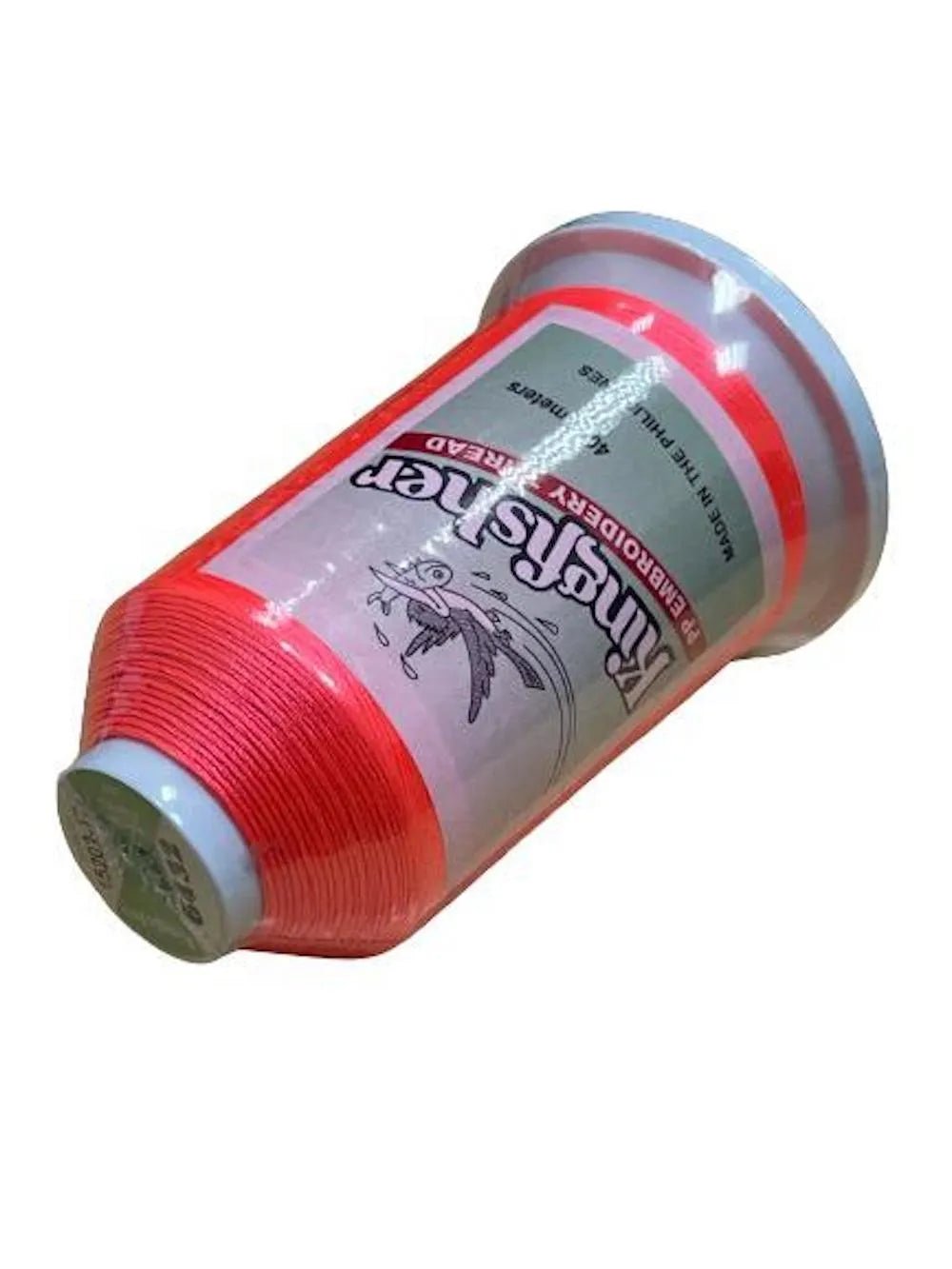 King Fisher Embroidery Thread 4000m 6432 Coral Red - My Sewing Mall
