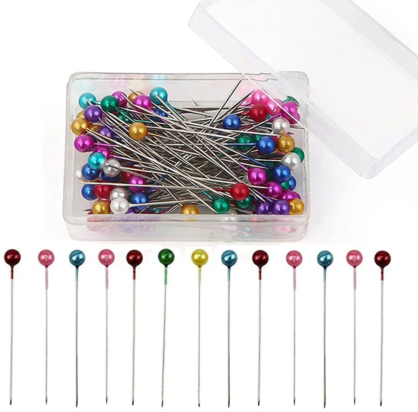 Pearl Head Pins Sewing Supplies (1 - Small Box) - My Sewing Mall