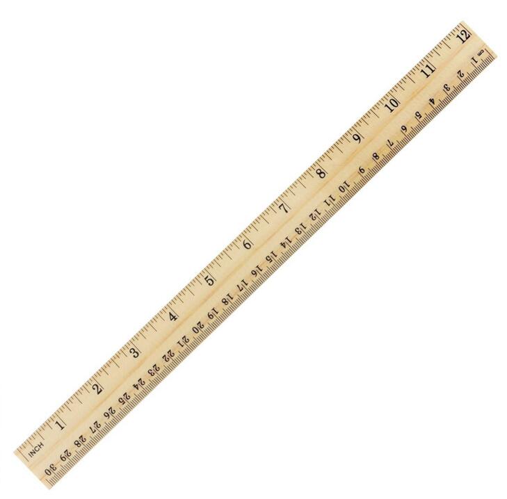 Straight Wooden Ruler 50cm