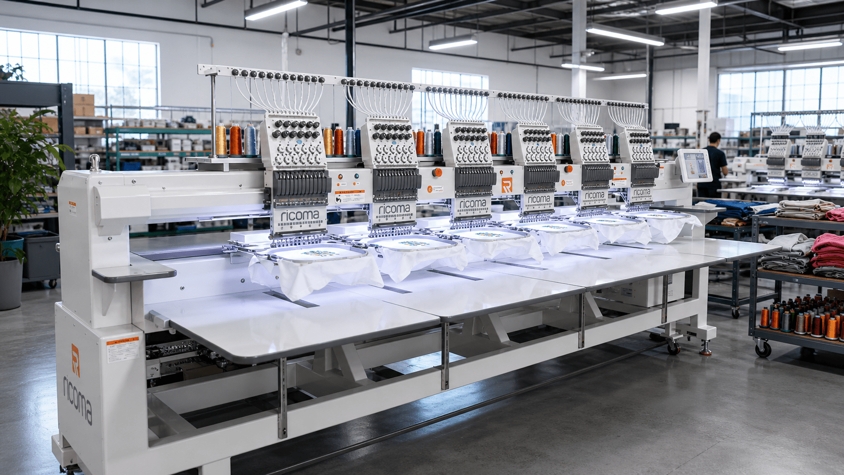 Multi-Head Embroidery Machines - My Sewing Mall