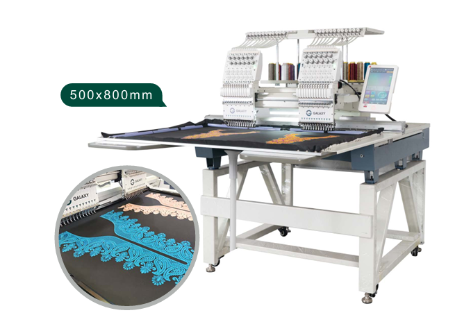 Galaxy GX1201-T Single-Head Embroidery Machine