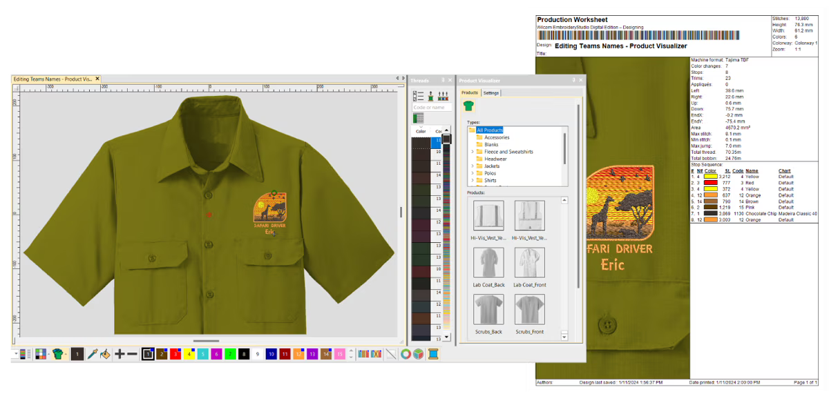 Wilcom V2025 Designing Plus 7 Elements (TRIAL ONLY)