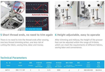 JACK A4F Computerized Lockstitch Machine (Complete Set) - My Sewing Mall