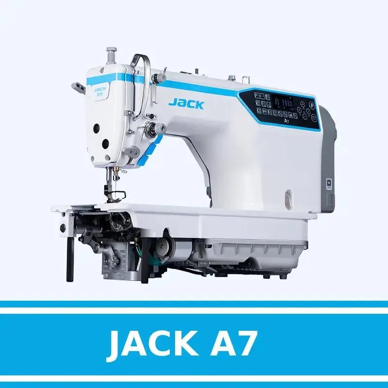 Jack A7 - D Digital Feed Computerised Single Needle Lockstitch Sewing Machine (Complete Set) - My Sewing Mall