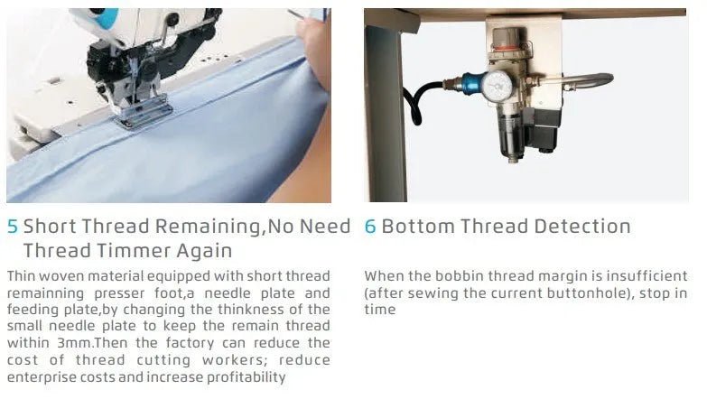 Buttonhole Machine Setup Jack JK-T781 High-Speed Industrial Buttonhole Machine (Complete Set ...