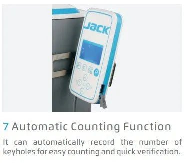 Jack JK - T781 High - Speed Industrial Buttonhole Machine (Complete Set) - My Sewing Mall