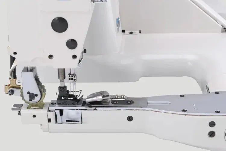 Jack JK - T9280D - 73 - 2PL - Q 1/8" Three - Needle Feed - Off - The - Arm Double Chainstitch Machine (Complete Set) - My Sewing Mall