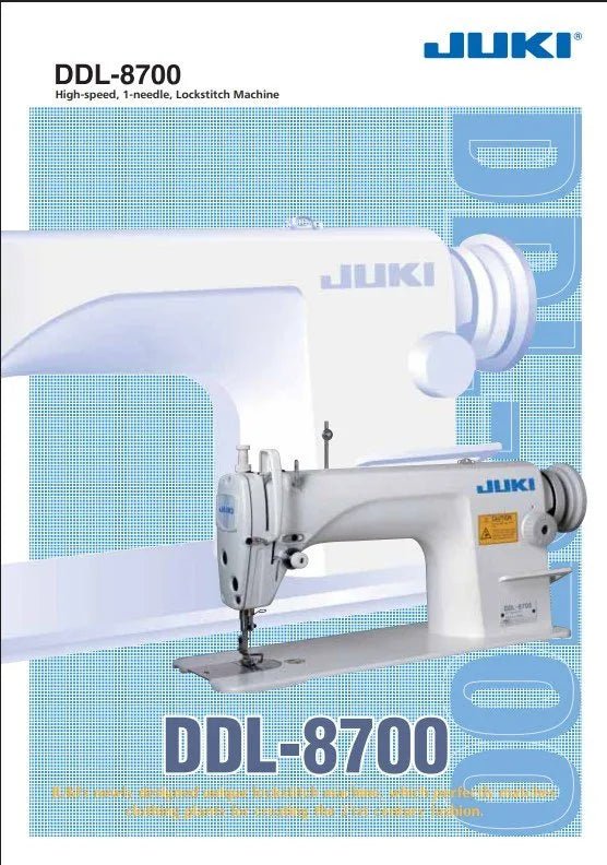 Juki DDL - 8700 Single Needle Lockstitch Machine (Complete Set) - My Sewing Mall