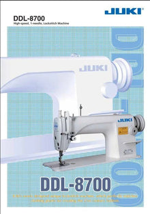 Juki DDL - 8700 Single Needle Lockstitch Machine (Complete Set) - My Sewing Mall