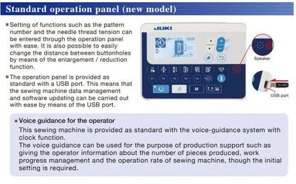 Juki LBH - 1790 - S Computer - Controlled, High - speed, Buttonholing Machine (Complete Set) - My Sewing Mall