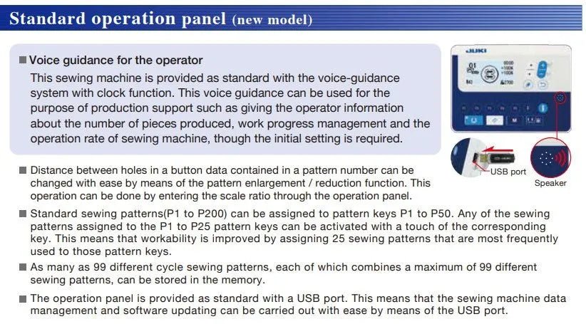 Juki LK - 1903SS Button Attaching Machine (Complete Set) (2 Months Lead Time After 100% Advance Payment Received) - My Sewing Mall