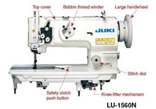 Juki LU - 1560 N Double - Needle, Unison - feed, Lockstitch Machine (Complete Set) - My Sewing Mall