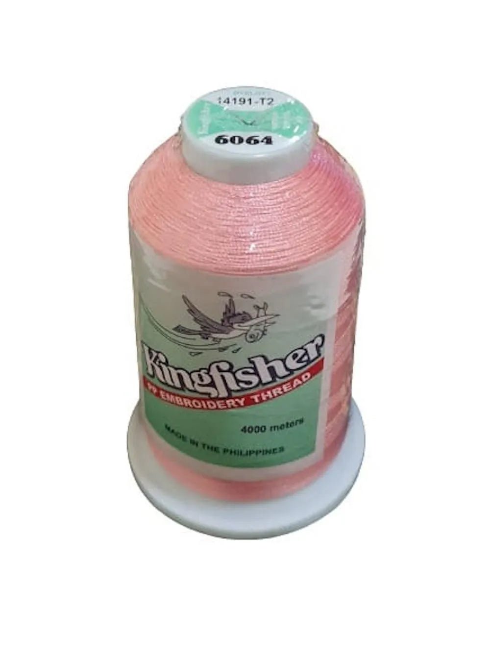King Fisher Embroidery Thread 4000m 6064 - Soft Coral - My Sewing Mall