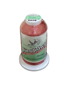 King Fisher Embroidery Thread 4000m 6078 Coral Rose - My Sewing Mall