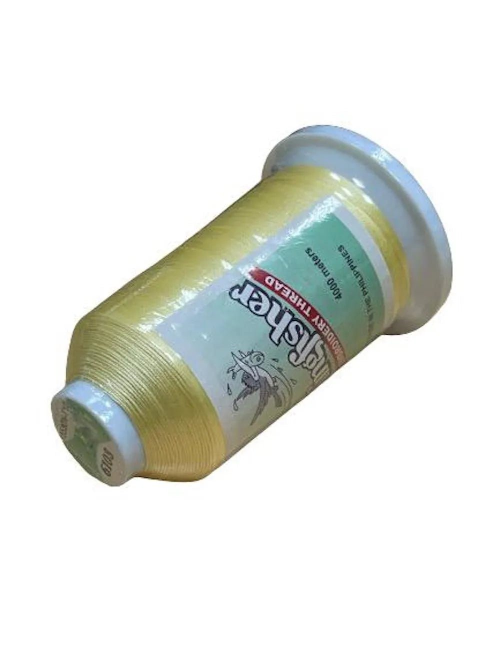 King Fisher Embroidery Thread 4000m 6103 Pale Yellow - My Sewing Mall