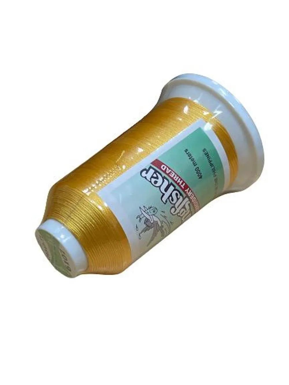 King Fisher Embroidery Thread 4000m 6107 Sunshine Yellow - My Sewing Mall