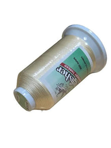 King Fisher Embroidery Thread 4000m 6109 Cream White - My Sewing Mall