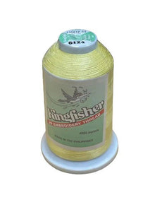 King Fisher Embroidery Thread 4000m 6124 Lemon Zest - My Sewing Mall