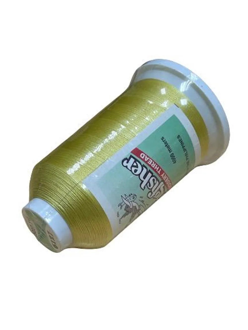 King Fisher Embroidery Thread 4000m 6127 Spring Green - My Sewing Mall