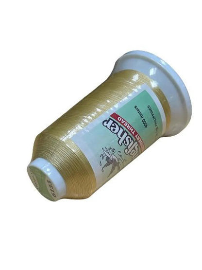 King Fisher Embroidery Thread 4000m 6133 Gold Beige - My Sewing Mall