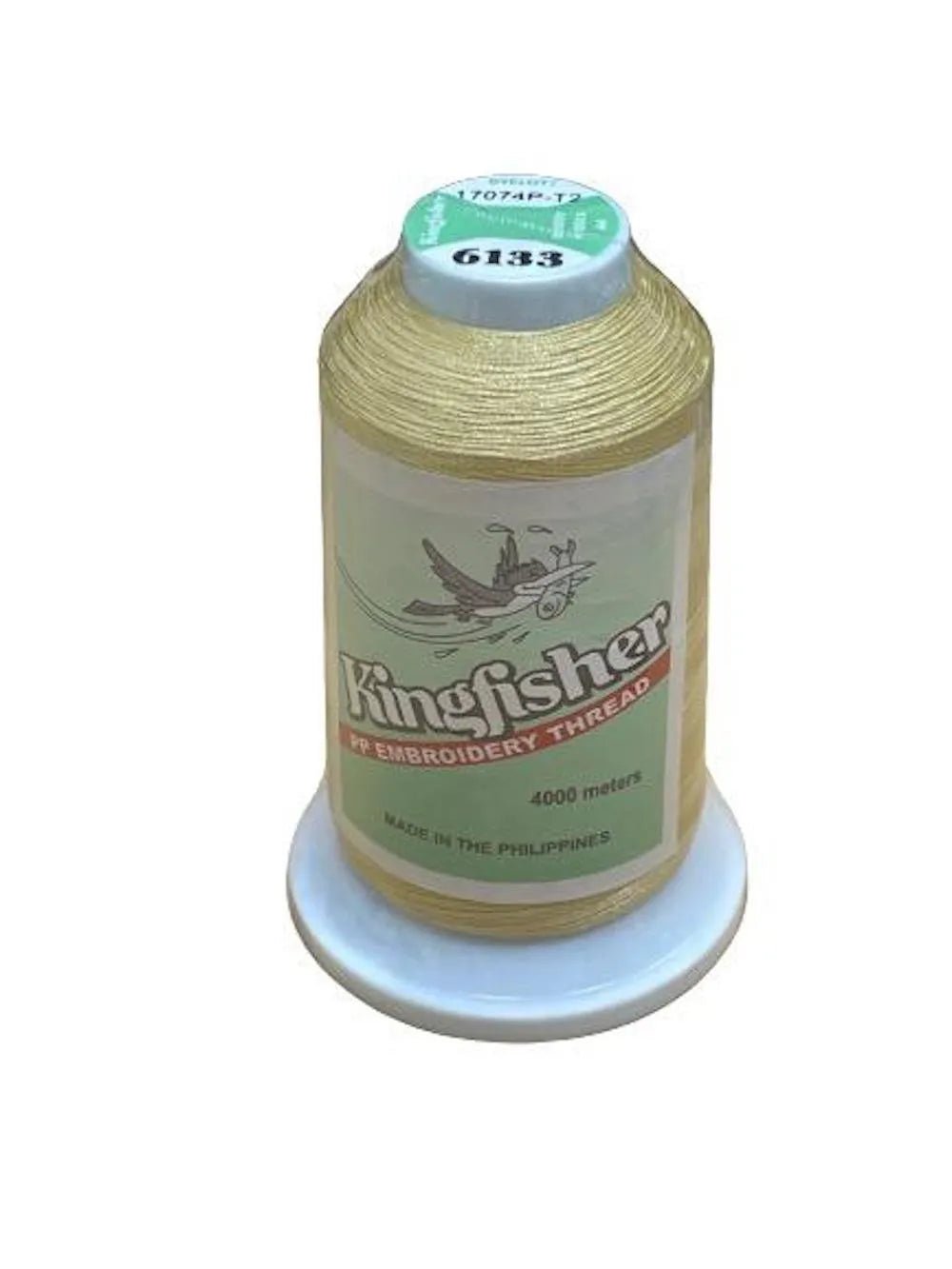King Fisher Embroidery Thread 4000m 6133 Gold Beige - My Sewing Mall