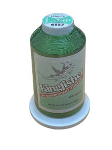 King Fisher Embroidery Thread 4000m 6157 Emerald Green - My Sewing Mall