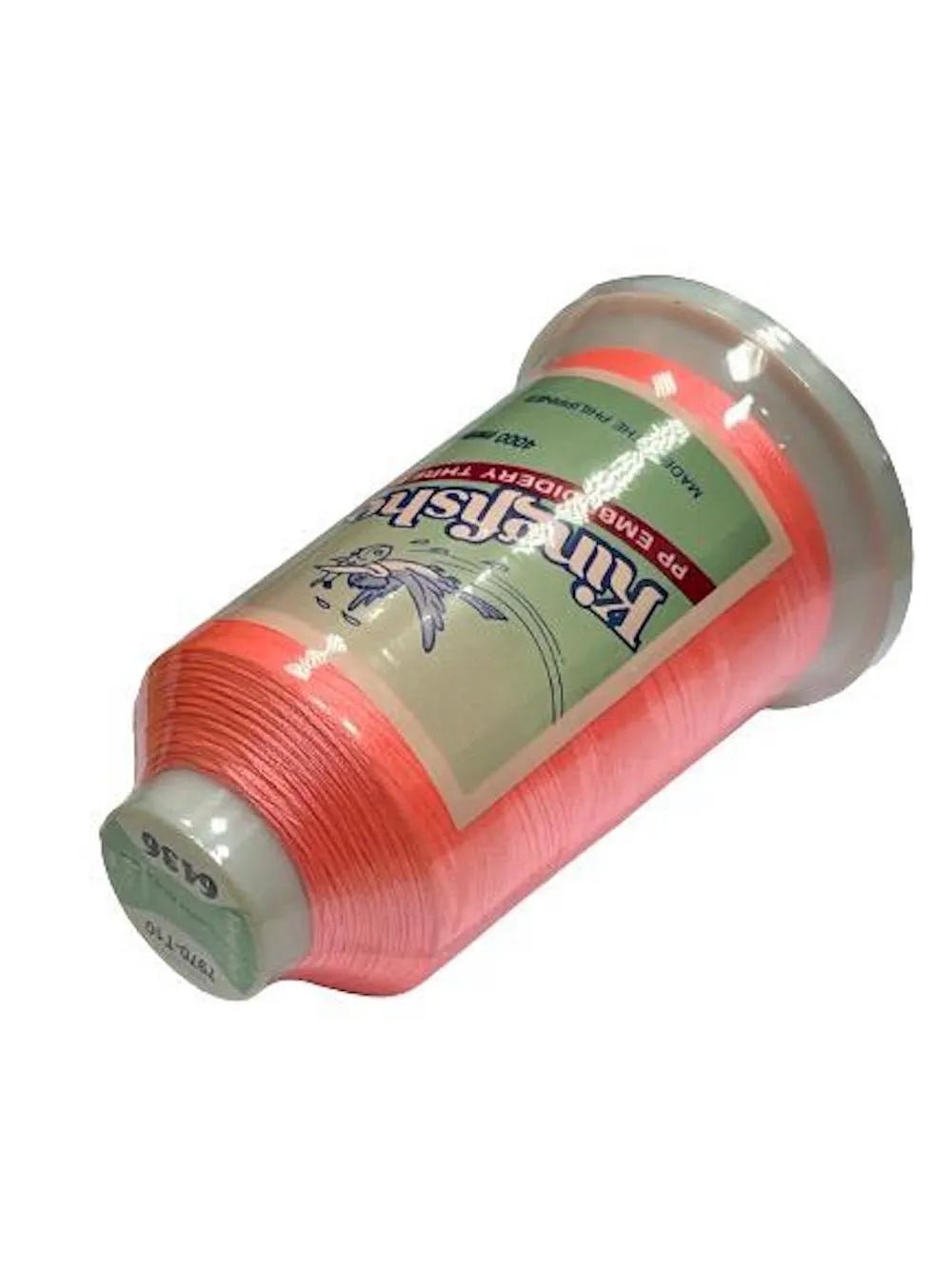 King Fisher Embroidery Thread 4000m 6436 Peach Coral - My Sewing Mall