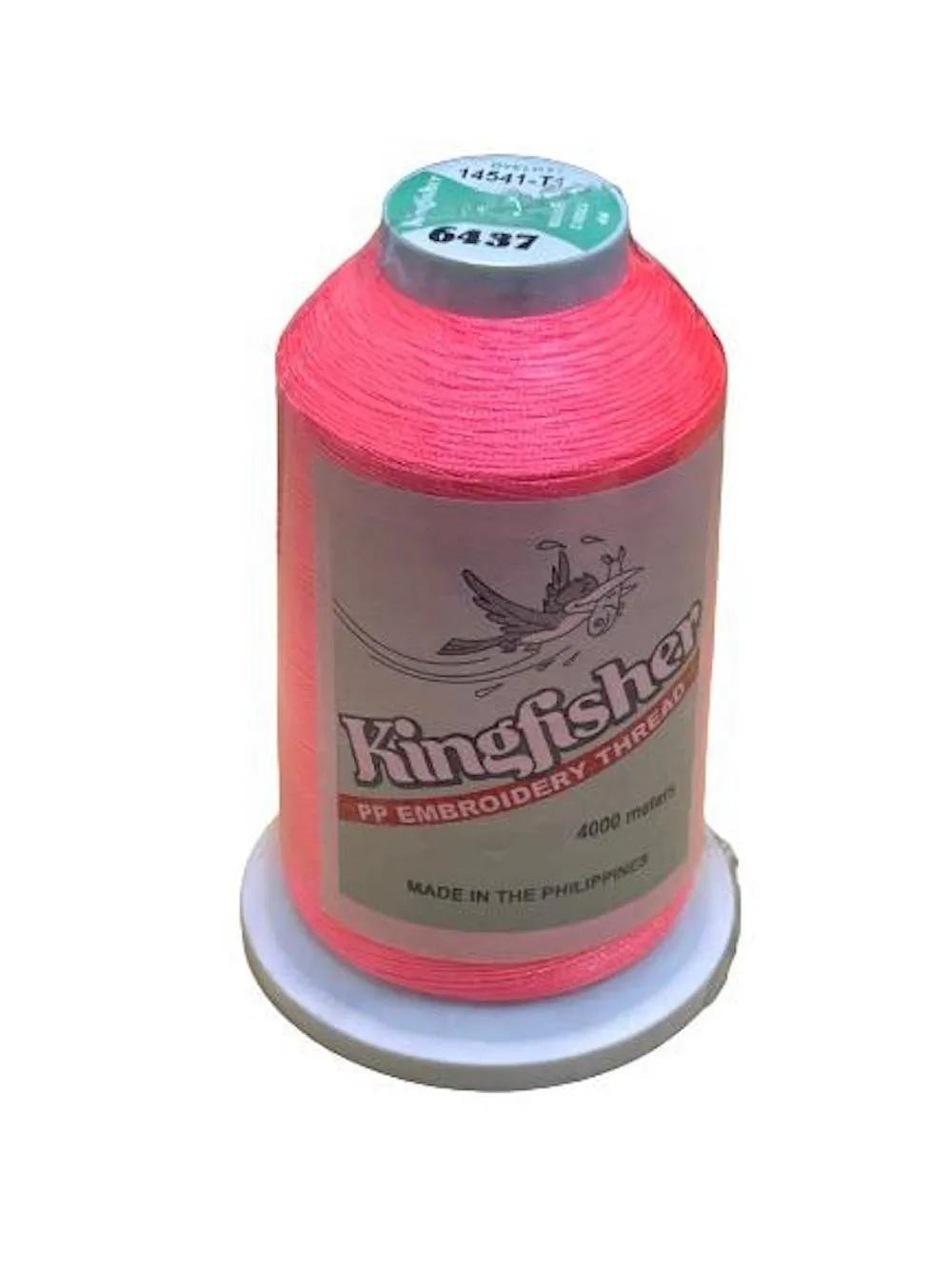 King Fisher Embroidery Thread 4000m 6437 Coral Pink - My Sewing Mall