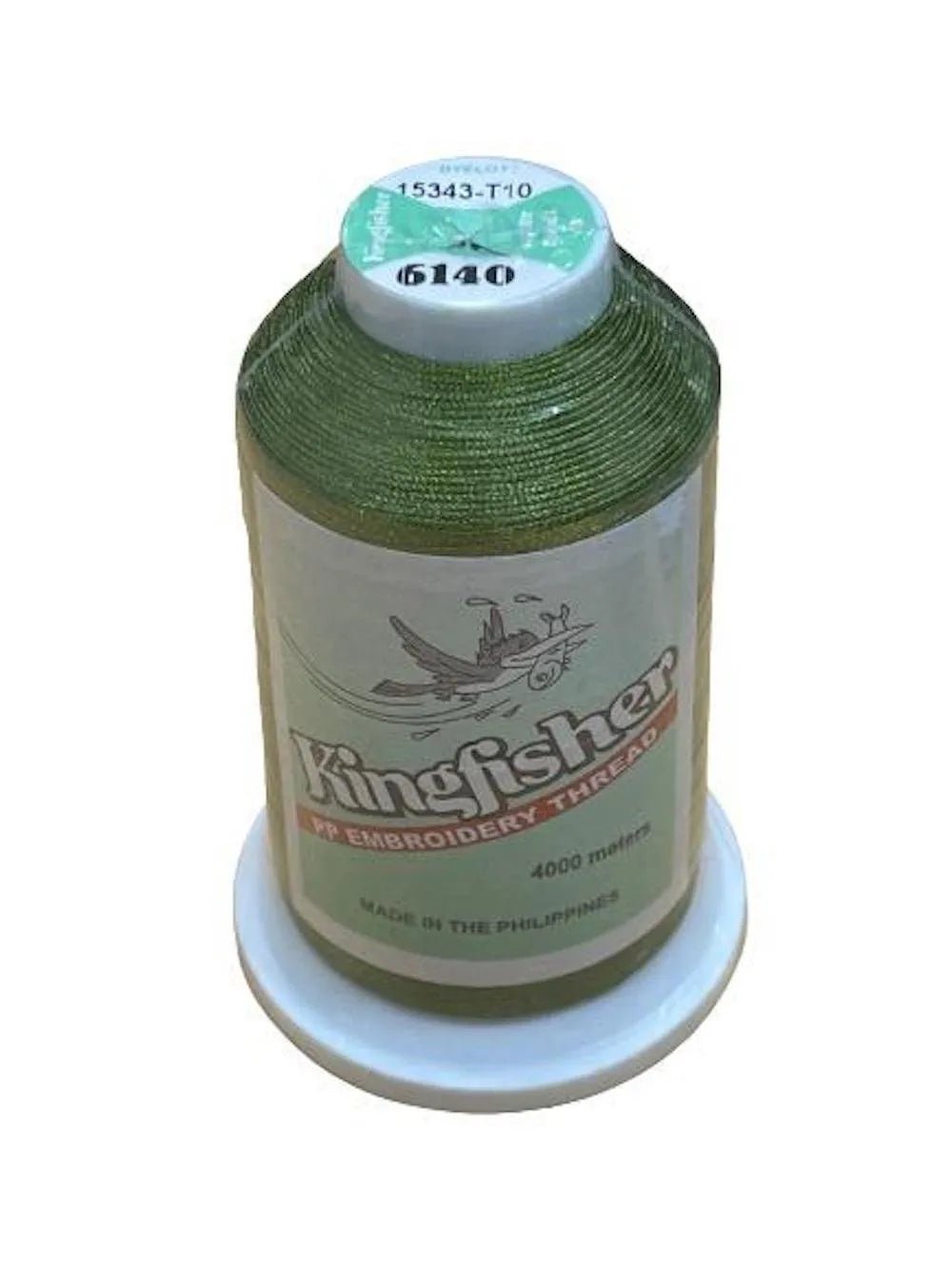 Kingfisher Embroidery Thread 4000m 6140 – Olive Green - My Sewing Mall
