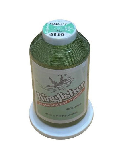 Kingfisher Embroidery Thread 4000m 6140 – Olive Green - My Sewing Mall