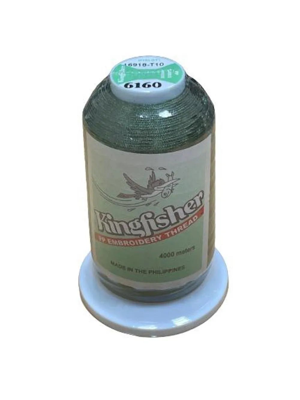 Kingfisher Embroidery Thread 4000m 6160 – Olive Green - My Sewing Mall
