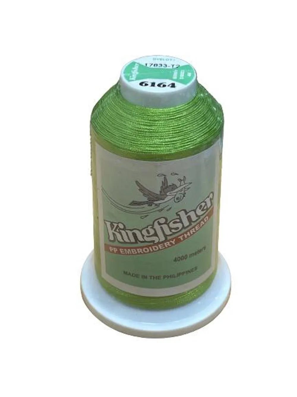 Kingfisher Embroidery Thread 4000m 6164 – Fresh Green - My Sewing Mall