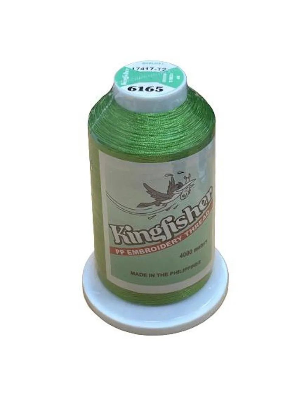 Kingfisher Embroidery Thread 4000m 6165 – Meadow Green - My Sewing Mall