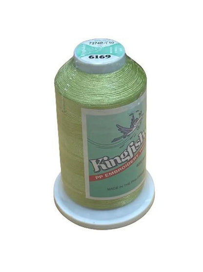 Kingfisher Embroidery Thread 4000m 6169 – Sage Green - My Sewing Mall