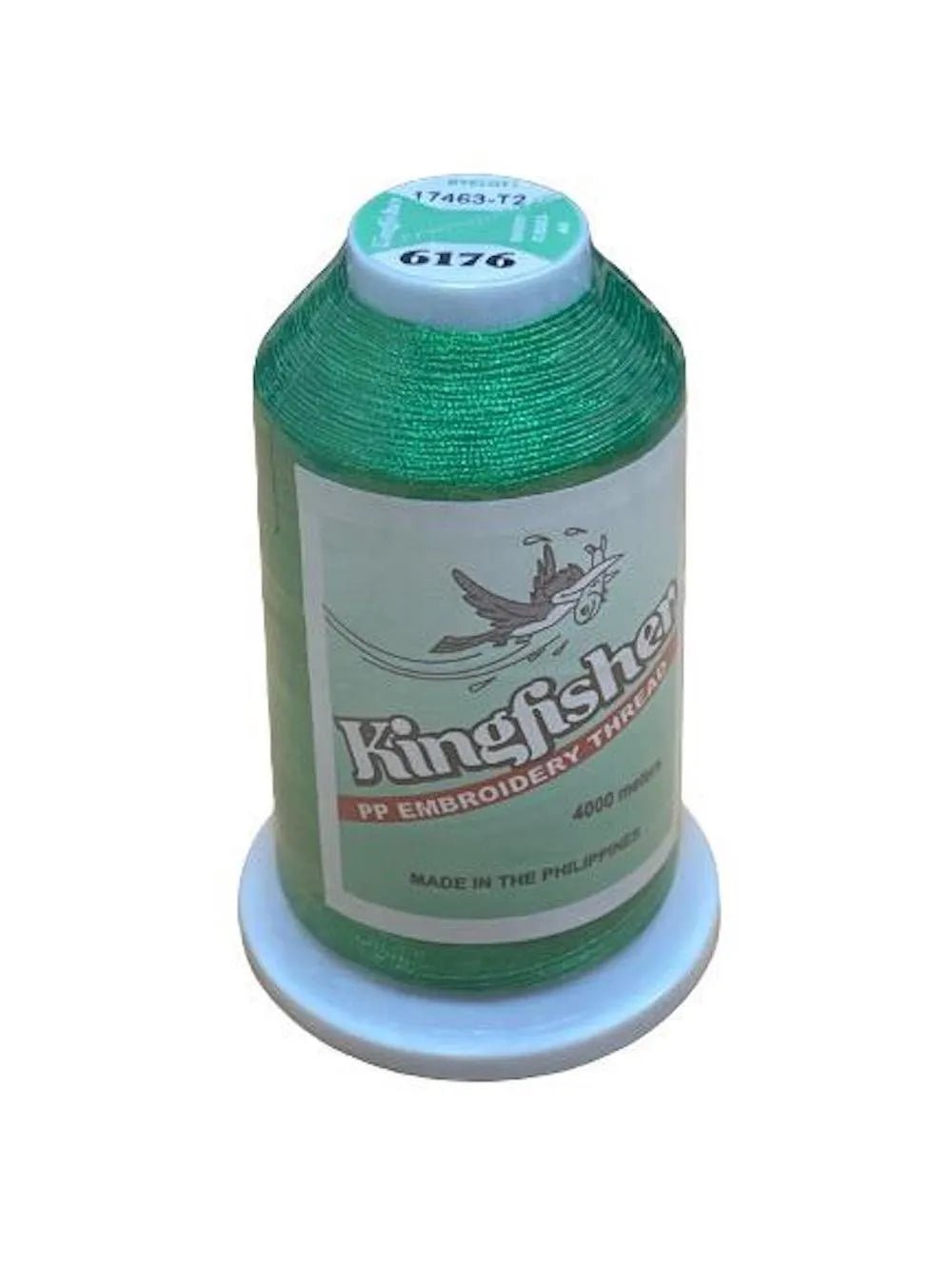 Kingfisher Embroidery Thread 4000m 6176 – Fresh Green - My Sewing Mall
