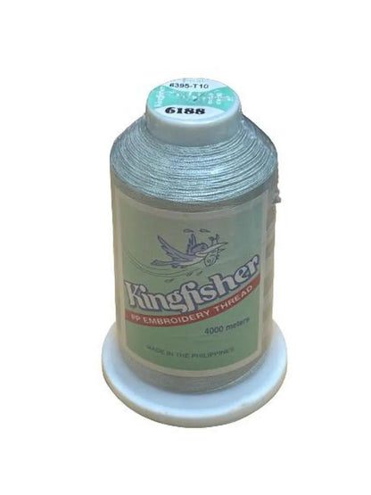 Kingfisher Embroidery Thread 4000m 6188 – Light Mint - My Sewing Mall