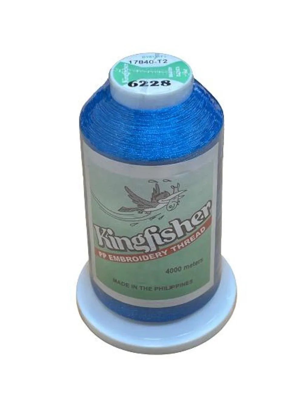 Kingfisher Embroidery Thread 4000m 6228 – Bright Sapphire - My Sewing Mall