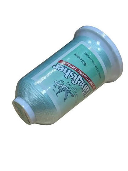 Kingfisher Embroidery Thread 4000m 6230 – Soft Aqua - My Sewing Mall