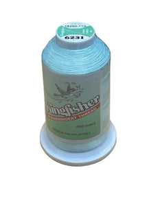 Kingfisher Embroidery Thread 4000m 6231 – Misty Aqua - My Sewing Mall