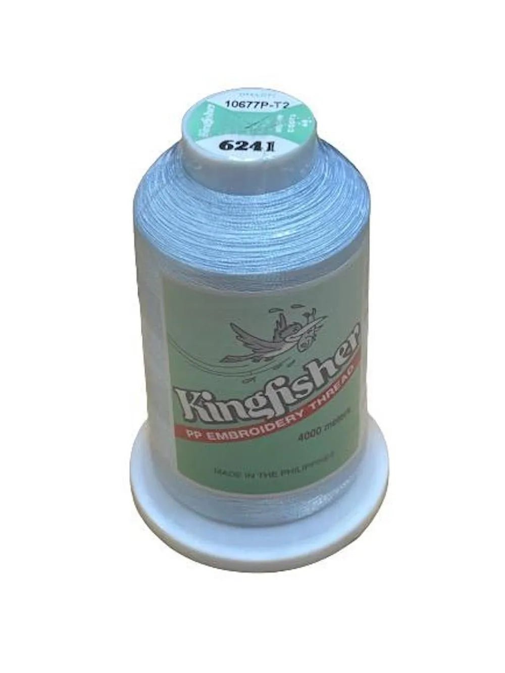 Kingfisher Embroidery Thread 4000m 6241 – Silver Mist - My Sewing Mall