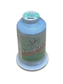 Kingfisher Embroidery Thread 4000m 6241 – Silver Mist - My Sewing Mall