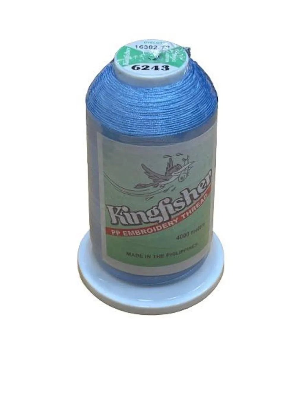 Kingfisher Embroidery Thread 4000m 6243 – Cool Blue - My Sewing Mall