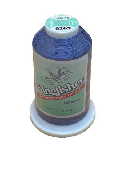 Kingfisher Embroidery Thread 4000m 6269 Midnight Blue - My Sewing Mall