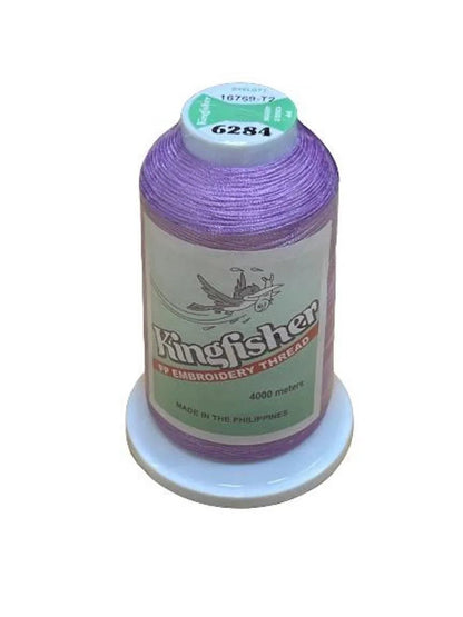 Kingfisher Embroidery Thread 4000m Amethyst Purple 6284 - My Sewing Mall