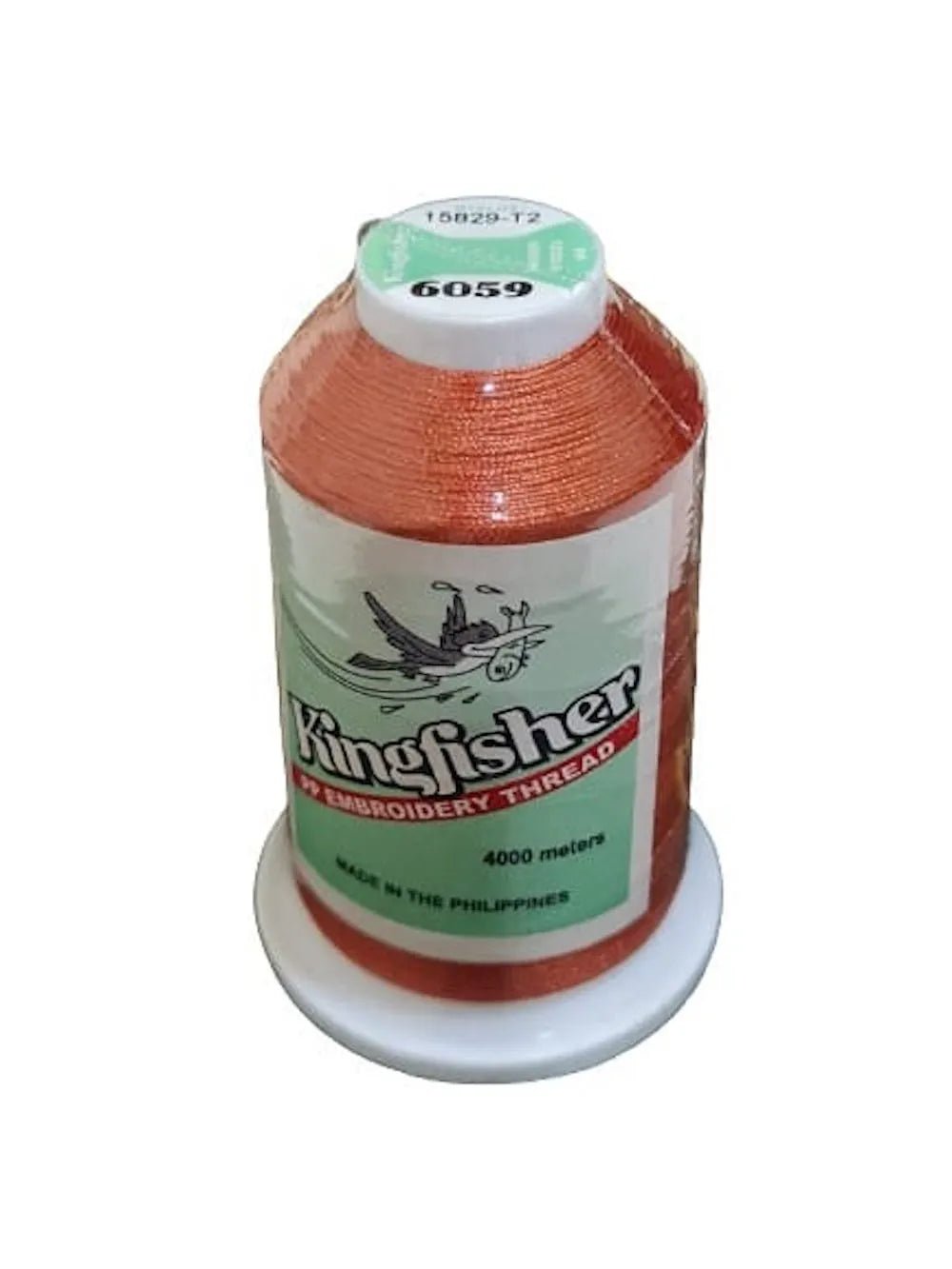 Kingfisher Embroidery Thread 4000m Copper Orange (6059) - My Sewing Mall