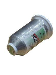Kingfisher Embroidery Thread 4000m Frosted Silver 6411 - My Sewing Mall