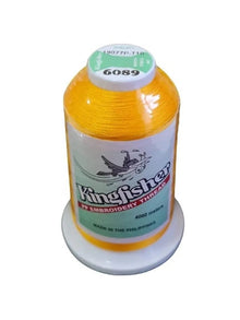 Kingfisher Embroidery Thread 4000m - Golden Orange 6089 - My Sewing Mall