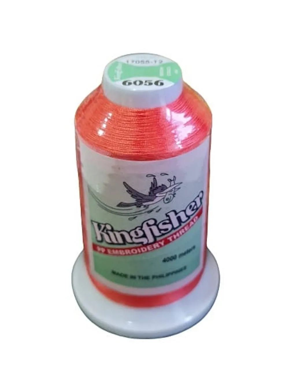 Kingfisher Embroidery Thread 4000m Hot Coral Orange - My Sewing Mall